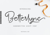 Betterlyne Script Font - Featured Image