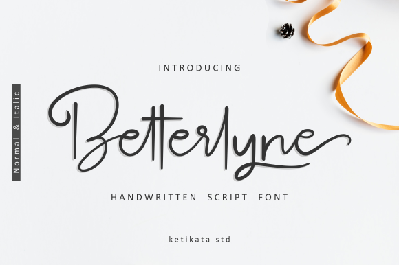 Betterlyne Script Font - Featured Image