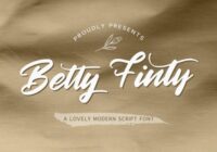 Betty Finty Font - Featured Image