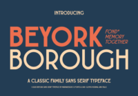 Beyork Font - Featured Image