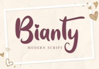 Bianty Font - Featured Image