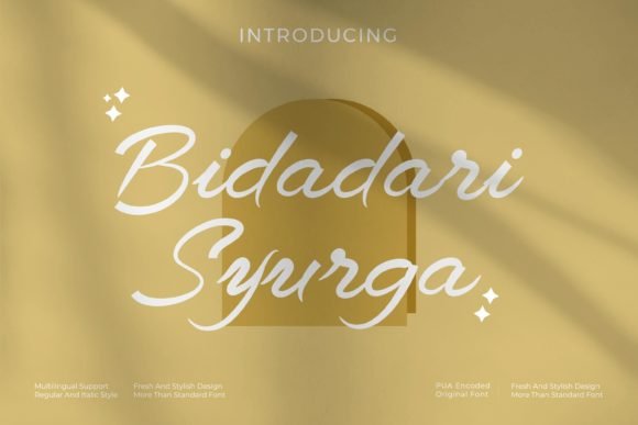 Bidadari Syurga Font - Featured Image