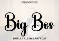 Big Bos Font - Featured Image