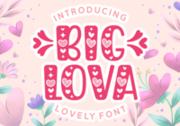 Big Lova Font - Featured Image