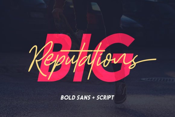 Big Reputation Duo Font - Featured Image