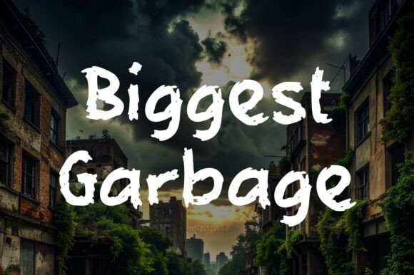 Biggest Garbage Font - Featured Image