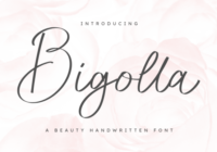 Bigolla Font - Featured Image