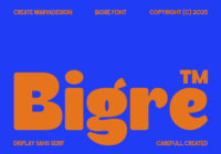Bigre Font - Featured Image
