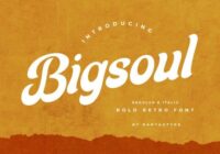 Bigsoul Font - Featured Image