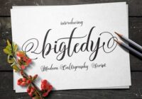 Bigtedy Font - Featured Image