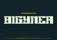 Bigyner Font - Featured Image