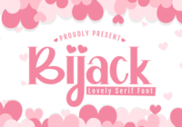 Bijack Font - Featured Image
