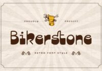 Bikerstone Font - Featured Image