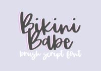 Bikini Babe Font - Featured Image