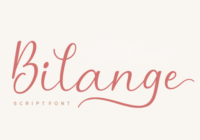 Bilange Font - Featured Image