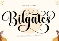 Bilgates Font - Featured Image