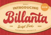 Billanta Font - Featured Image