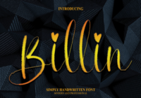 Billin Font - Featured Image