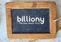 Billiony Font - Featured Image