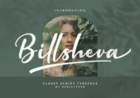 Billsheva Font - Featured Image