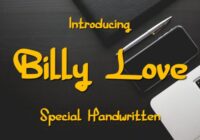Billy Love Font - Featured Image