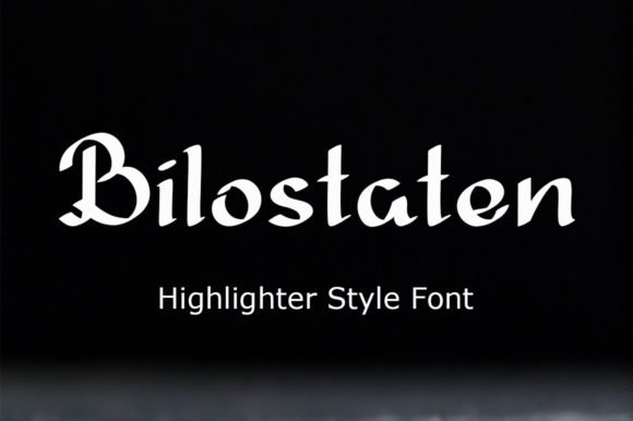 Bilostaten Font - Featured Image