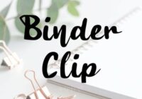 Binder Clip Font - Featured Image