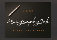 Biography Ink Font - Featured Image