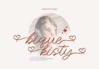 Bique Kisty Font - Featured Image
