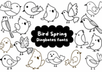 Bird Spring Font - Featured Image