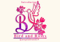 Bird and Roses Monogram Font - Featured Image