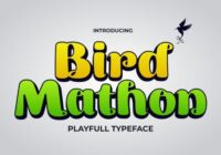 Birdmathon Font - Featured Image