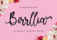 Birrllia Font - Featured Image