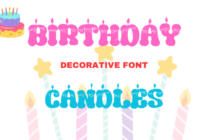 Birthday Candles Font - Featured Image