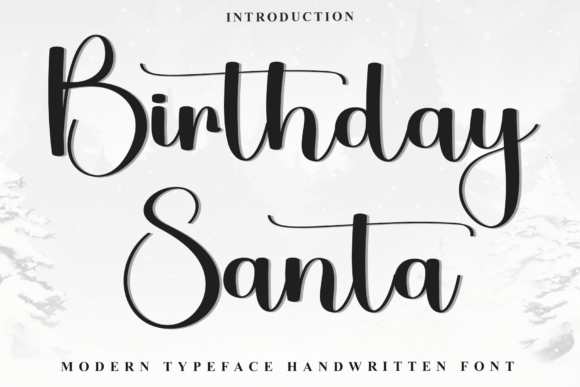 Birthday Santa Font - Featured Image