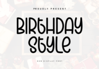 Birthday Style Font - Featured Image