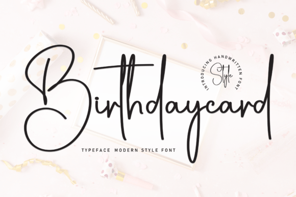 Birthdaycard Font - Featured Image