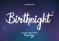 Birthnight Font - Featured Image