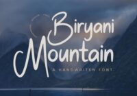 Biryani Mountain Font - Featured Image