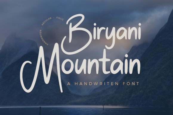 Biryani Mountain Font - Featured Image