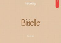 Bitielle Font - Featured Image