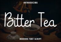 Bitter Tea Font - Featured Image