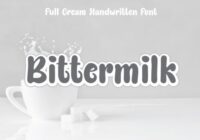 Bittermilk Font - Featured Image