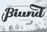 Biund Font - Featured Image