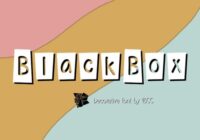 BlackBox Font - Featured Image