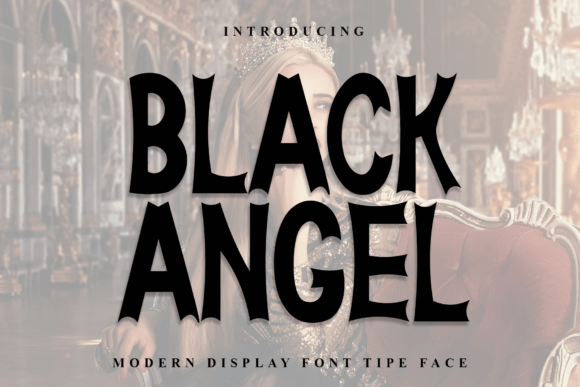 Black Angel Font - Featured Image