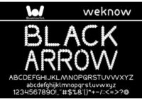Black Arrow Font - Featured Image