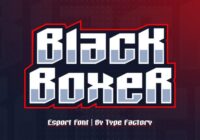 Black Boxer Font - Featured Image