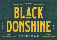 Black Donshine Font - Featured Image
