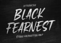 Black Fearnest Font - Featured Image
